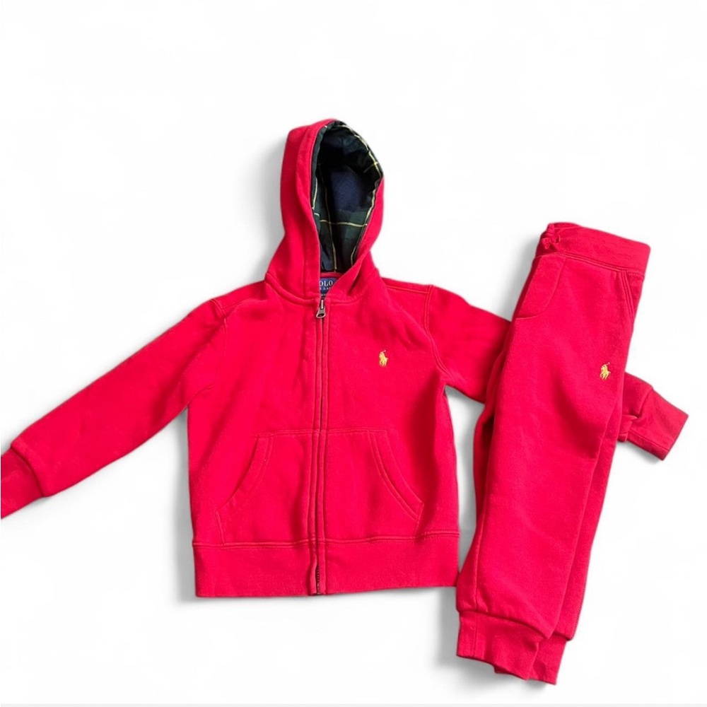 Polo Ralph Lauren Zip Up and Sweatpants Set. 3T.